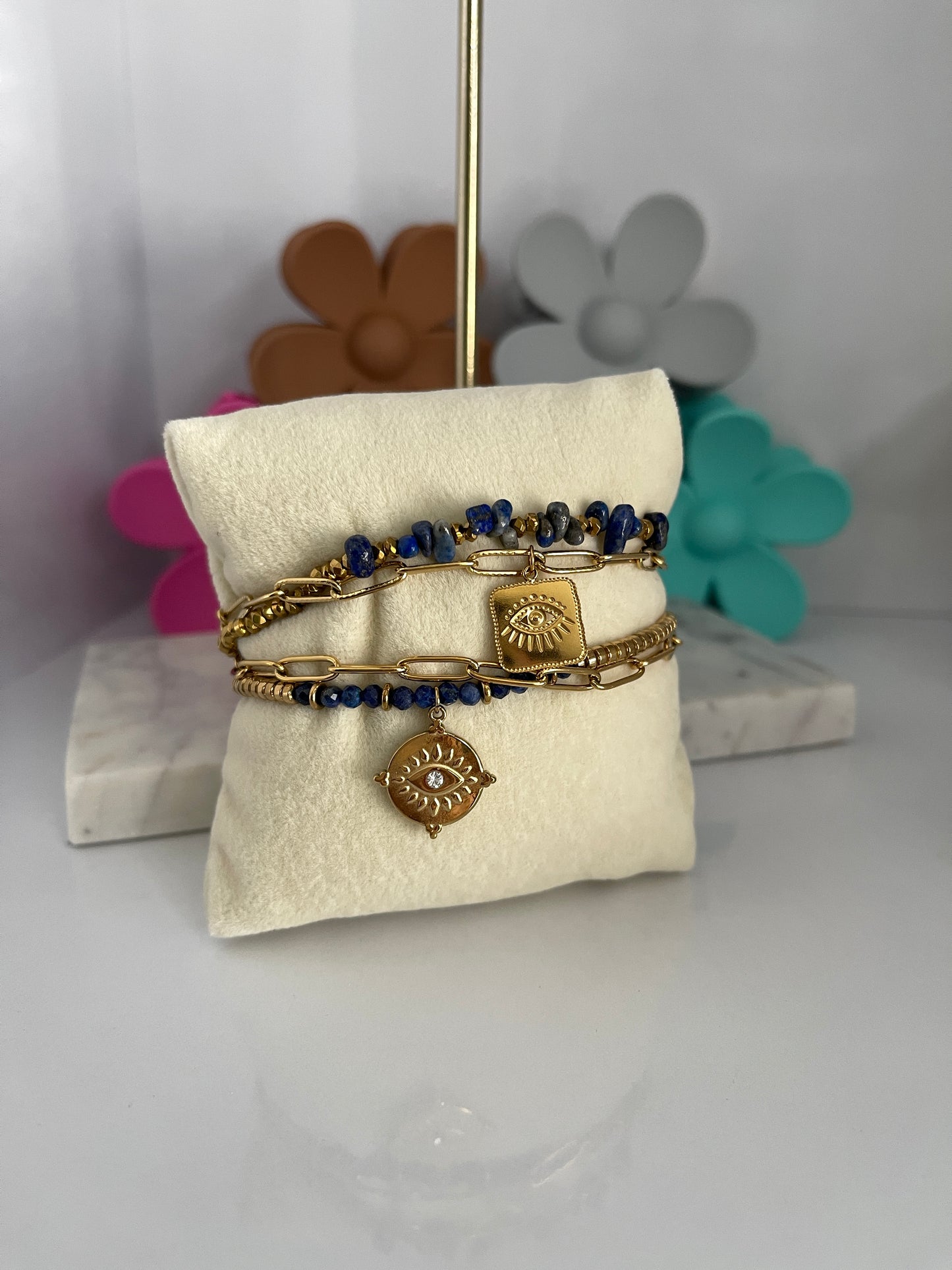 Dúo Evil Eye Bracelet
